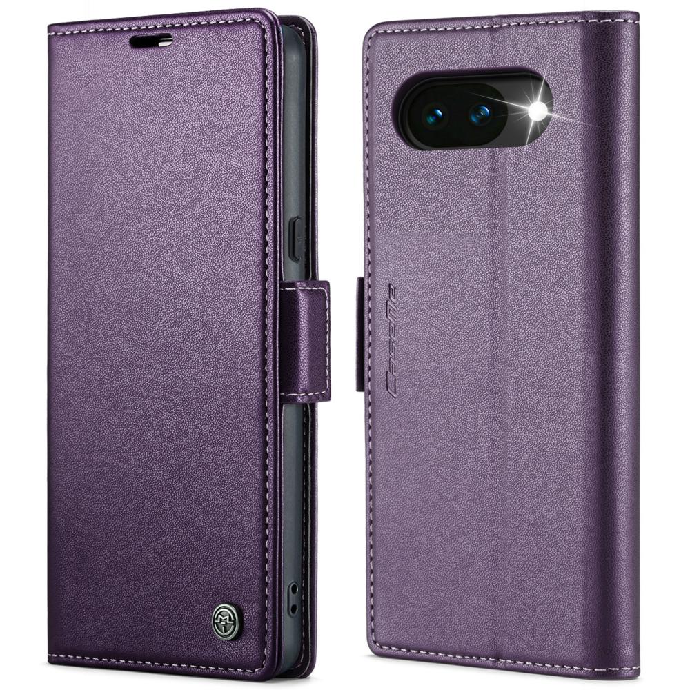 CASEME CASEME Google Pixel 10a Fodral RFID Läder Lila