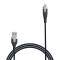 Gear GEAR Laddkabel PRO MFi USB-A - Lightning 1.5m Kevlarkabel Svart