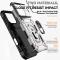  iPhone 16 Pro Max Skal CamShield Ring Hybrid Silver