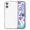  iPhone 17 Skal Hybrid Glitter Vit