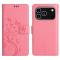  iPhone 17 Pro Fodral Med Blommigt Tryck Rosa
