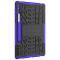  Samsung Galaxy Tab S7 Plus / Tab S8 Plus Skal Rugged Kickstand Armor Lila