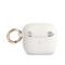 Guess Guess AirPods 3 Skal Silikon Glitter Med Ring Vit