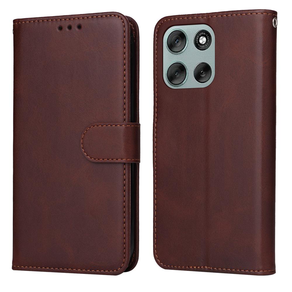 Motorola Moto G56 5G Fodral Läder Brun