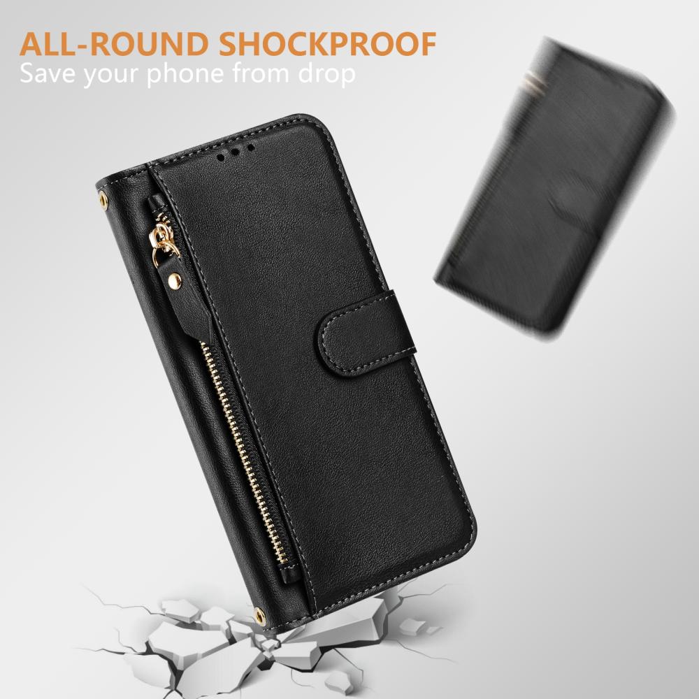  Motorola Moto G56 5G Fodral Multifunktionell Läder Svart