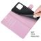  iPhone 13 Pro Max Fodral Litchi Läder Ljus Rosa