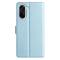  OnePlus Nord CE5 Fodral Läder Ljus Blå