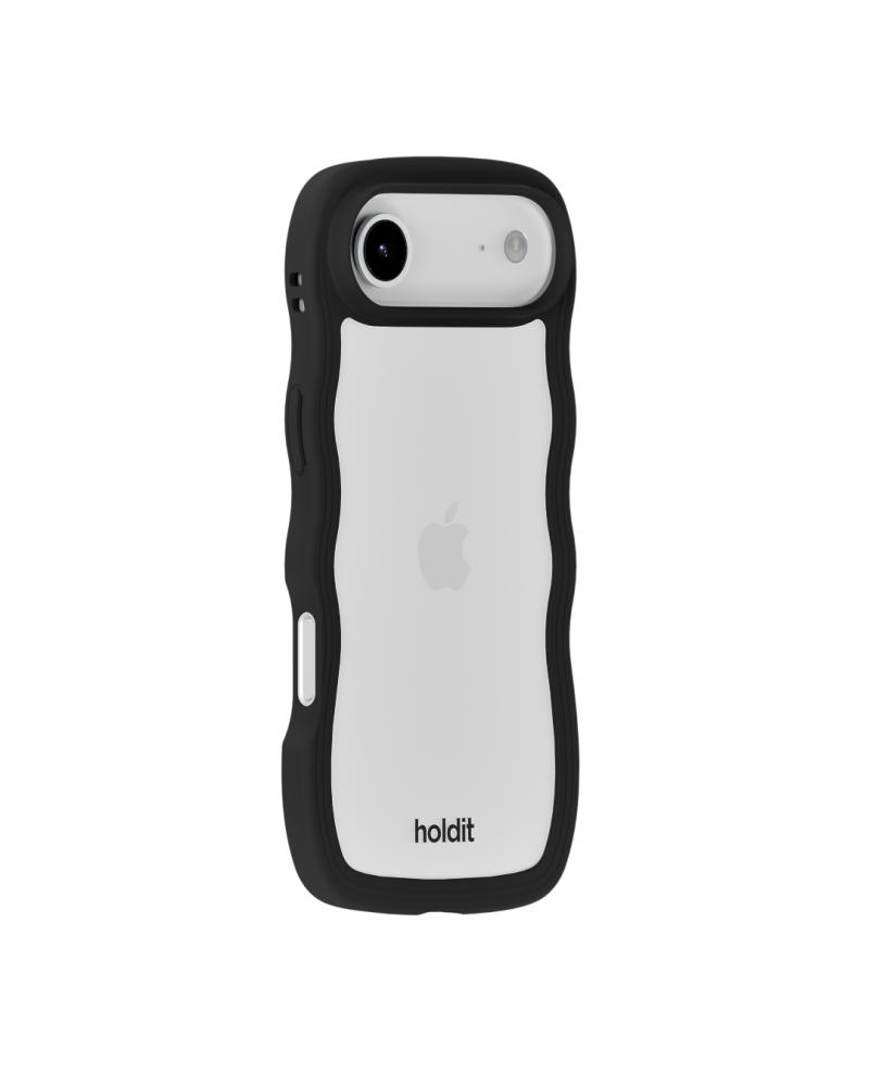 holdit holdit iPhone Air Mobilskal Wavy Black/Transparent