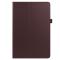  Samsung Galaxy Tab S7 Plus / Tab S8 Plus Litchi Läder Fodral Brun