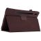  Samsung Galaxy Tab S7 Plus / Tab S8 Plus Litchi Läder Fodral Brun