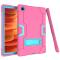  Samsung Galaxy Tab A7 10.4 Skal Shockproof Hybrid Med Kickstand Rosa/Blå