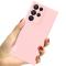 IMAK IMAK Samsung Galaxy S22 Ultra Skal Skin Touch TPU Ljus Rosa