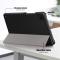  Samsung Galaxy Tab A9 Fodral Tri-Fold PU Läder Svart
