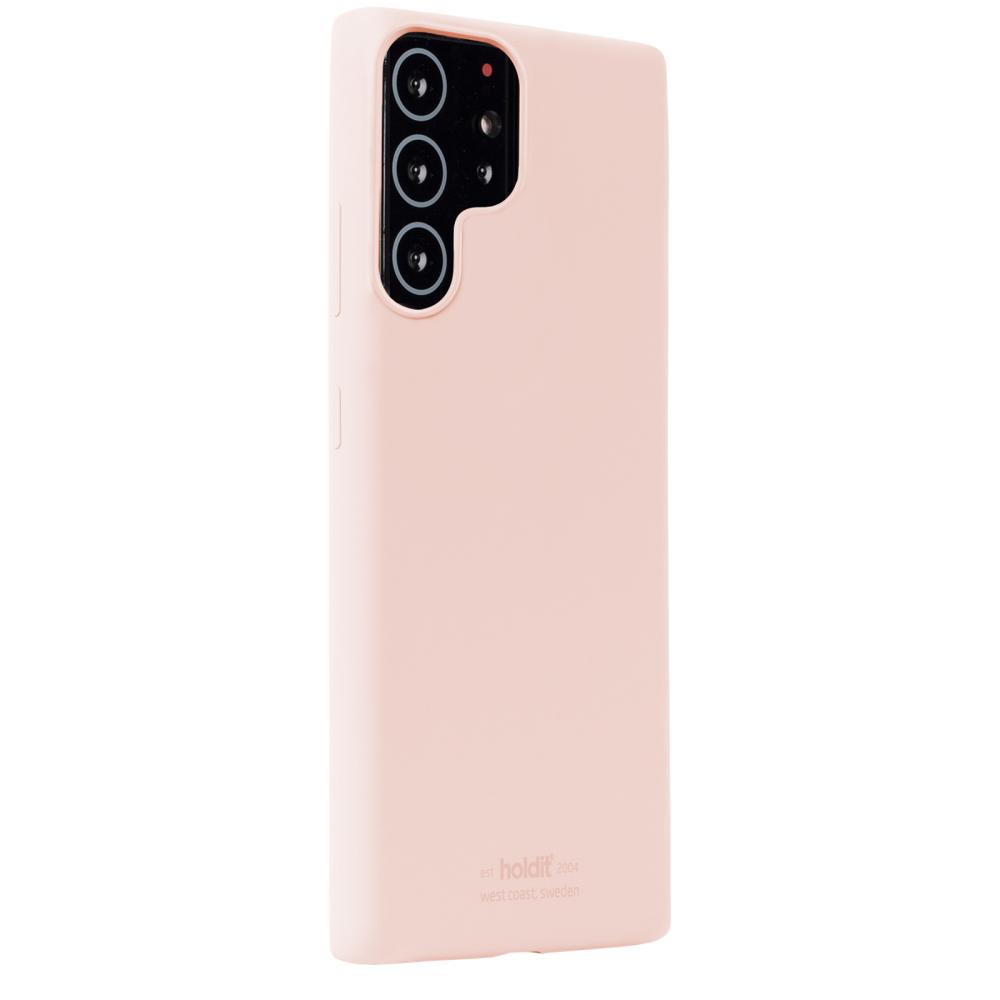 holdit holdit Samsung Galaxy S22 Ultra Mobilskal Silikon Blush Pink