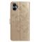  Samsung Galaxy A07 Fodral Med Fjäril Tryck Guld