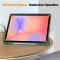  Samsung Galaxy Tab S10 Lite Fodral Tri-Fold Pennhållare Grön