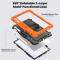 Galaxy Tab S10 FE Plus Skal 360 Shockproof Hybrid Kickstand Orange