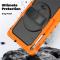  Galaxy Tab S10 FE Plus Skal 360 Shockproof Hybrid Kickstand Orange