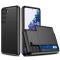  Samsung Galaxy S21 Plus - Skal Med Kortfack - Svart