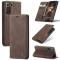 CASEME CASEME Samsung Galaxy S21 FE Fodral Retro Flip Läder Brun
