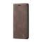 CASEME CASEME Samsung Galaxy S21 FE Fodral Retro Flip Läder Brun