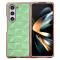  Galaxy Z Fold 6 Skal Läder Grön
