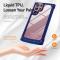  Samsung Galaxy S23 Ultra Skal Shockproof Hybrid Blå