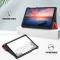 Samsung Galaxy Tab A7 Lite 8.7 - Tri-Fold Läder Fodral - Röd