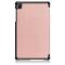  Samsung Galaxy Tab A7 Lite 8.7 - Tri-Fold Läder Fodral - Roséguld
