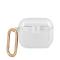 Guess Guess AirPods 3 Skal 4G TPU Glitter Karbinhake Transparent