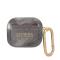 Guess Guess AirPods 3 Marble Collection Med Karbinhake Svart
