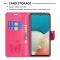  Samsung Galaxy A53 5G Fodral Tryckta Fjärilar Rosa