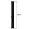  Galaxy Watch 8 46/44/40 mm Armband Justerbart Nylon Svart