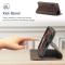 CASEME CASEME Samsung Galaxy S21 FE Fodral Retro Flip Läder Brun