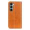  Motorola Moto G200 Fodral Flip Läder Brun
