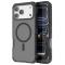  iPhone 17 Pro Skal MagSafe Shockproof Hybrid Svart