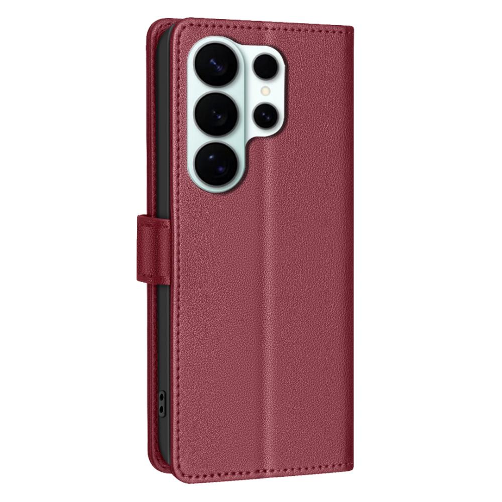 BINFEN BINFEN Samsung Galaxy S26 Ultra Fodral RFID Läder Röd