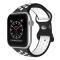 ColorPop Sportarmband Dual-Color Apple Watch 42/41/40/38 mm (S/M) Svart/Vit