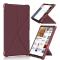  Samsung Galaxy Tab A7 Lite 8.7 - Origami Case Stand Fodral - Vinröd