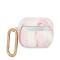 Guess Guess AirPods 3 Marble Collection Med Karbinhake Rosa