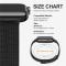  Apple Watch 38/40/41/42 mm Armband Milanese Loop Svart