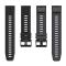  Garmin Fenix 22 mm Armband Quick Release Silikon Svart