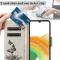  Samsung Galaxy A27 5G Fodral Läder Fjärilar Grå
