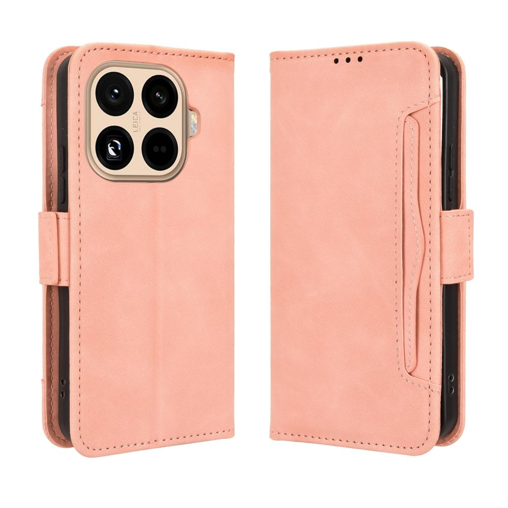  Xiaomi 15T Pro Fodral Med Avtagbart Kortfack Rosa