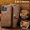 DG.MING DG.MING iPhone 14 Pro 2in1 Magnet Fodral / Skal Brun