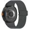  Galaxy Watch 8 46/44/40 mm Armband Justerbart Nylon Grå