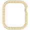  Apple Watch 10 42 mm Skal Rhinestone Guld