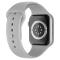 ColorPop Apple Watch 38/40/41/42 mm Silikon Armband (M/L) Ljus Grå