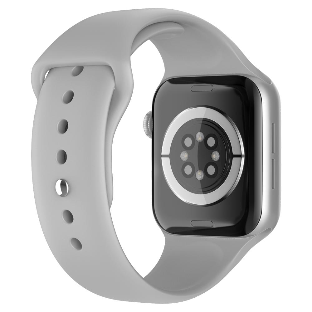 ColorPop Apple Watch 38/40/41/42 mm Silikon Armband (M/L) Ljus Grå