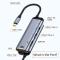  USB-C PD Till VGA/HDMI/USB-C/USB-A 4K 60Hz 1080p Adapter